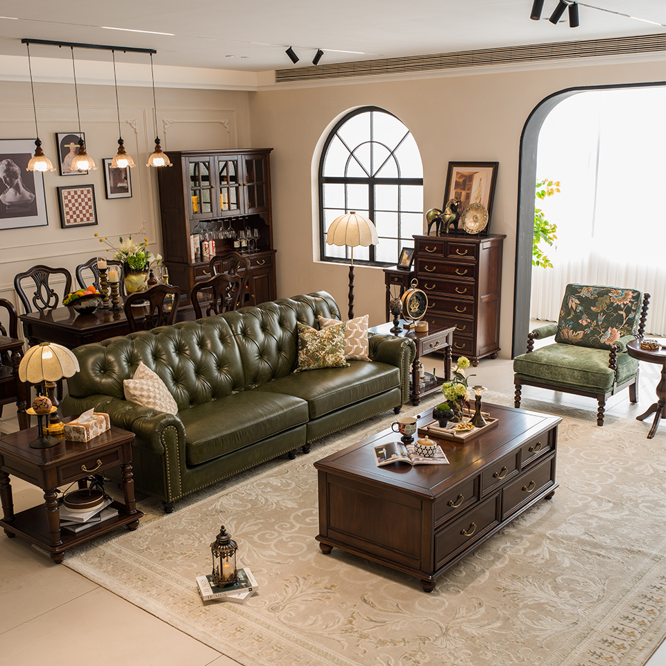 Enjina Home Knight Leather Sofa
