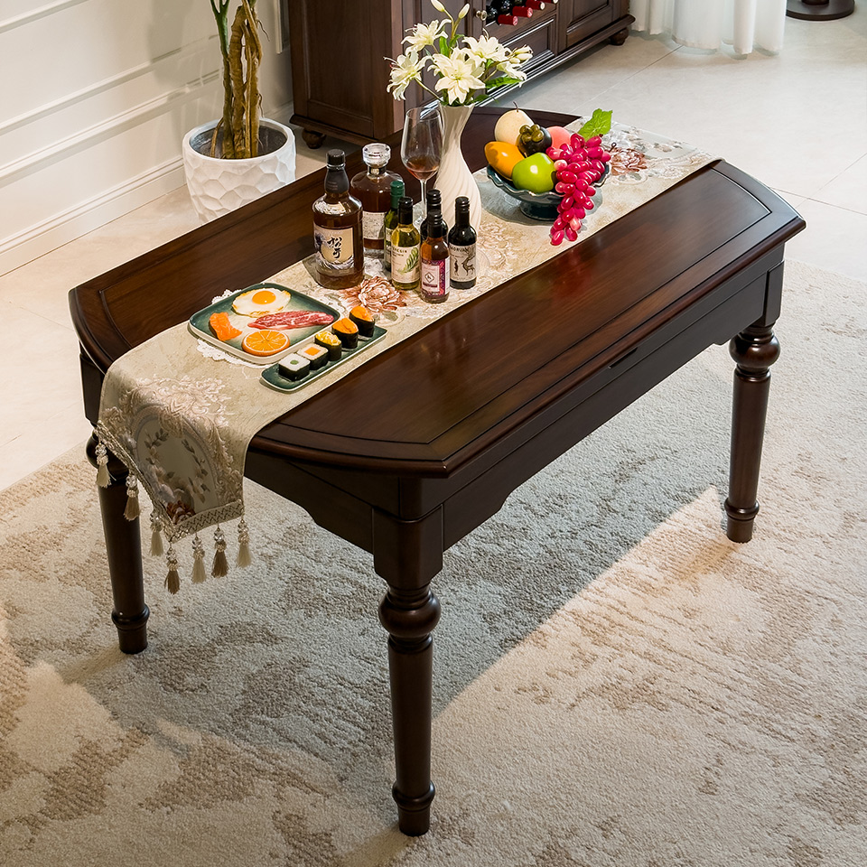 Enjina Home Solid Wood Dining Table
