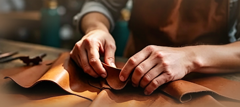 Leather board