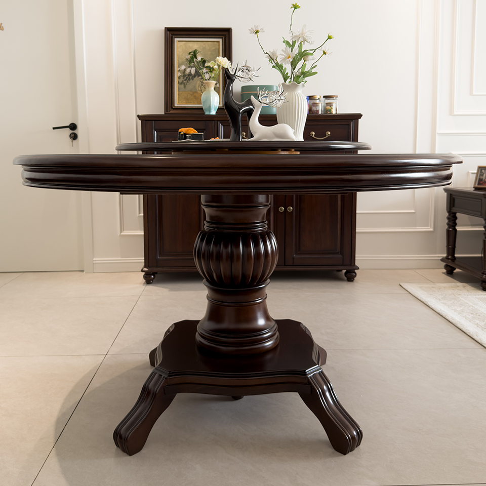Enjina Home Solid Wood Dining Table